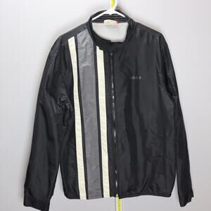 Vintage DKNY Jeans Black‎ Windbreaker Jacket Size M